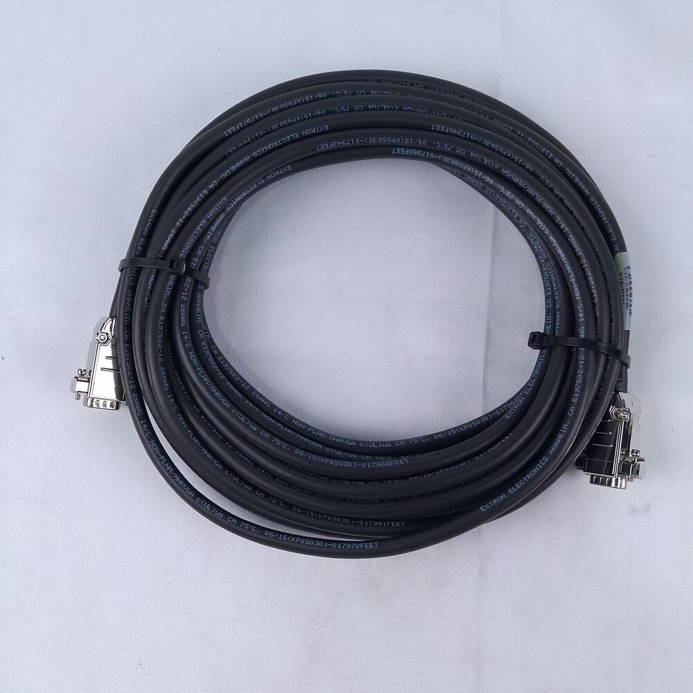 Extron 35ft VGA Cable Male to Male 10.6m Black 15Pin D-Sub Cable 26-238-16 Rev M